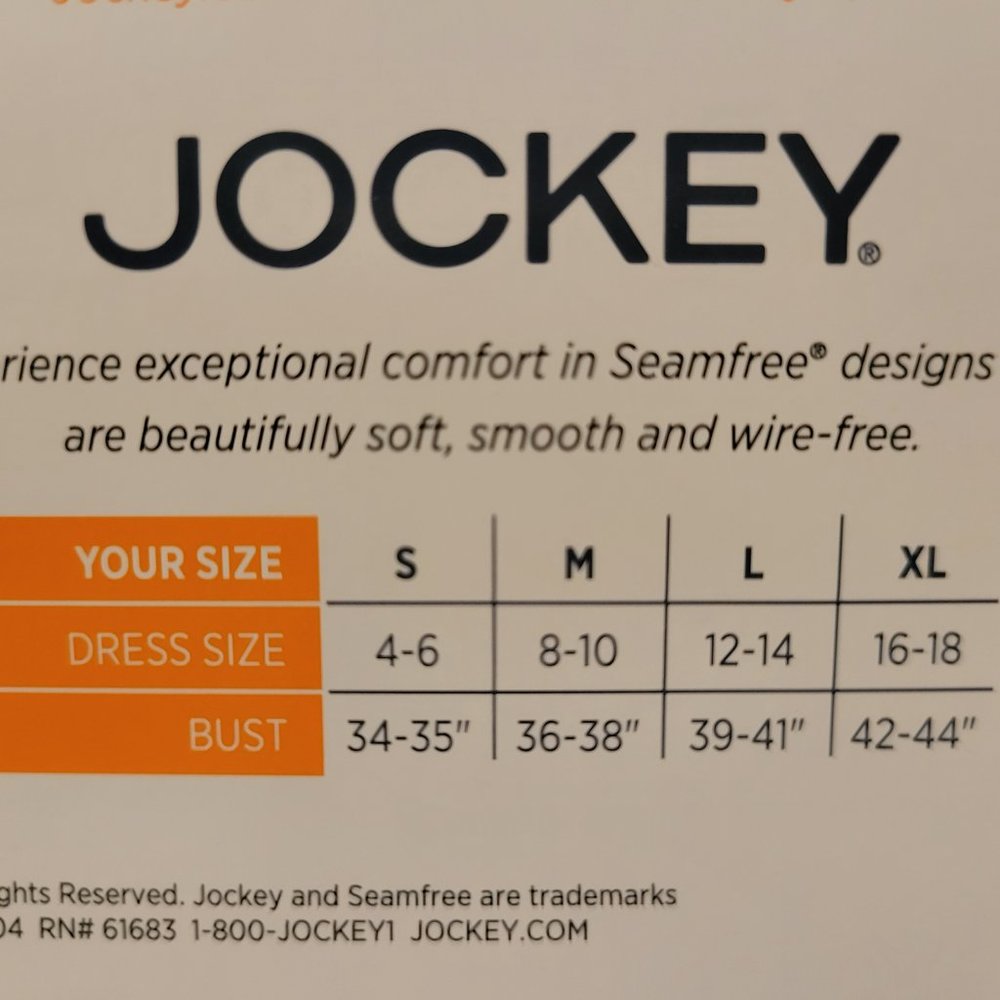 ⚡️FLASH SALE⚡️🎊HP🎊NWT JOCKEY MicroModern Seamless CamiStrap Bralette 3 Avail - Picture 4 of 11